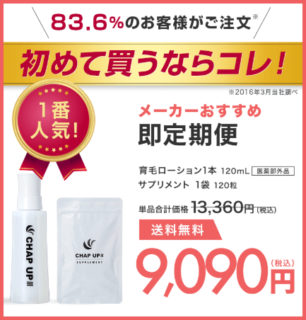 チャップアップ 割引